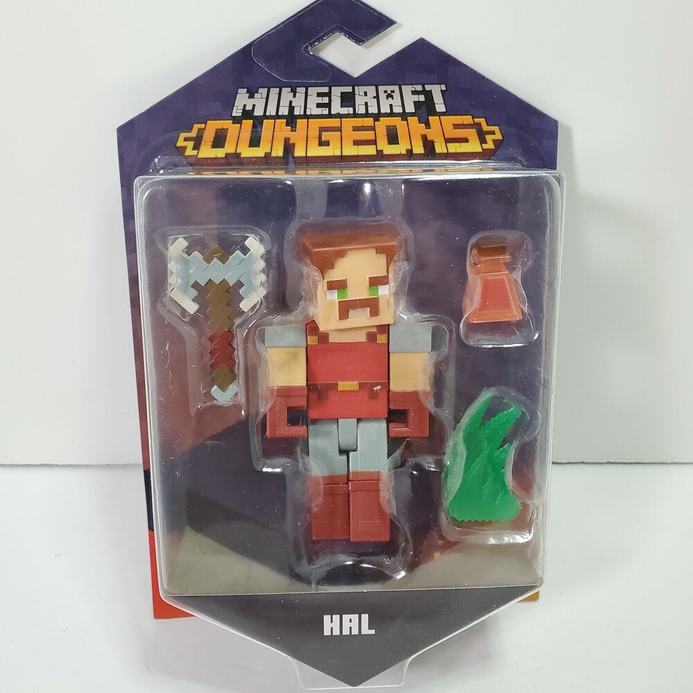 Minecraft Dungeons Hal Action Figure Accessories Weapon Axe Discontinued
